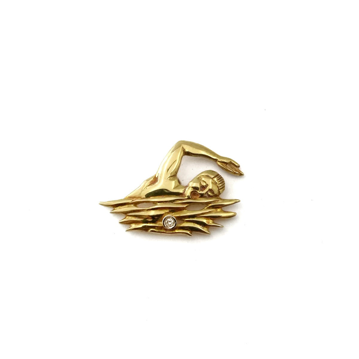 Collana da nuotatore - Collana da nuotatore in argento sterling - Regalo per squadra di nuoto - Collana da nuoto Gioielli per sport acquatici Collana da nuoto Regalo per nuoto - Italia