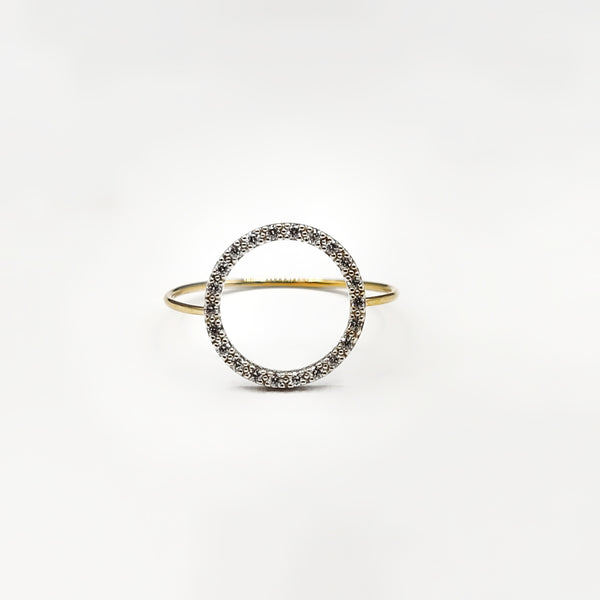 Rubinia - Anello Cupido Filodamore in oro e diamanti - Gioielleria Mariatti Torino