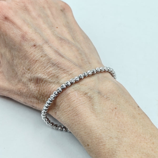 Desmos - Bracciale in argento diamantato - Gioielleria Mariatti Torino