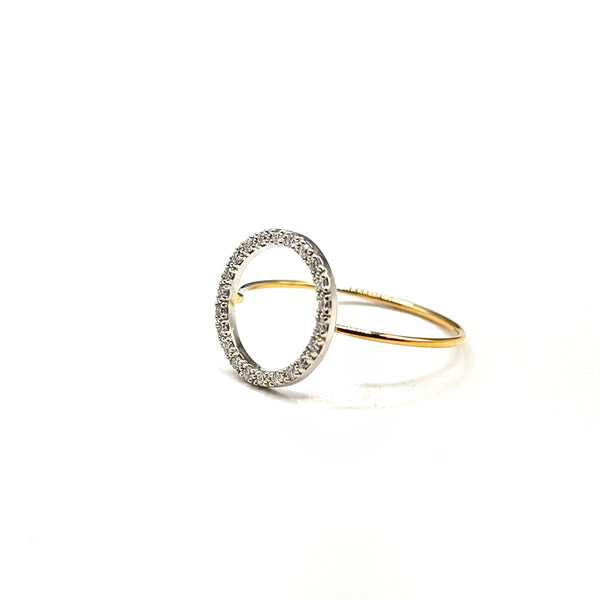 Rubinia - Anello Cupido Filodamore in oro e diamanti - Gioielleria Mariatti Torino