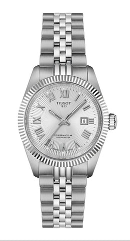 Tissot - Orologio Ballade 30 mm POwermatic 48 COSC con quadrante argento - Gioielleria Mariatti Torino