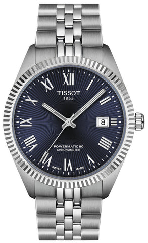 Tissot - Orologio Ballade 39 mm POwermatic 80 COSC con quadrante blu - Gioielleria Mariatti Torino