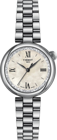 Tissot - Orologio Desir con quadrante madreperla bianca e bracciale in acciaio - Gioielleria Mariatti Torino