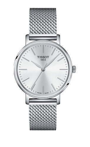 Tissot - Orologio Everytime 34mm quadrante silver e bracciale acciaio - Gioielleria Mariatti Torino