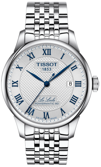 Tissot - Orologio Le Locle Powermatic 80 con quadrante silver, bracciale acciaio - Gioielleria Mariatti Torino