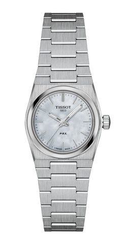 Tissot - Orologio PRX 25 mm con quadrante in madreperla bianca - Gioielleria Mariatti Torino