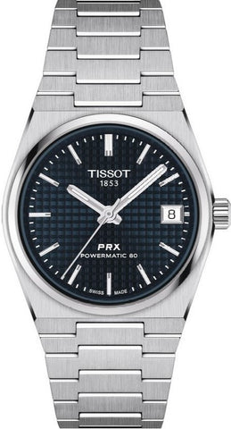 Tissot - Orologio PRX Powermatic 80 35mm con quadrante blu - Gioielleria Mariatti Torino