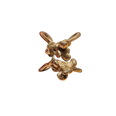 Eleonora Ghilardi - anello design artigianale in bronzo - Gioielleria Mariatti Torino
