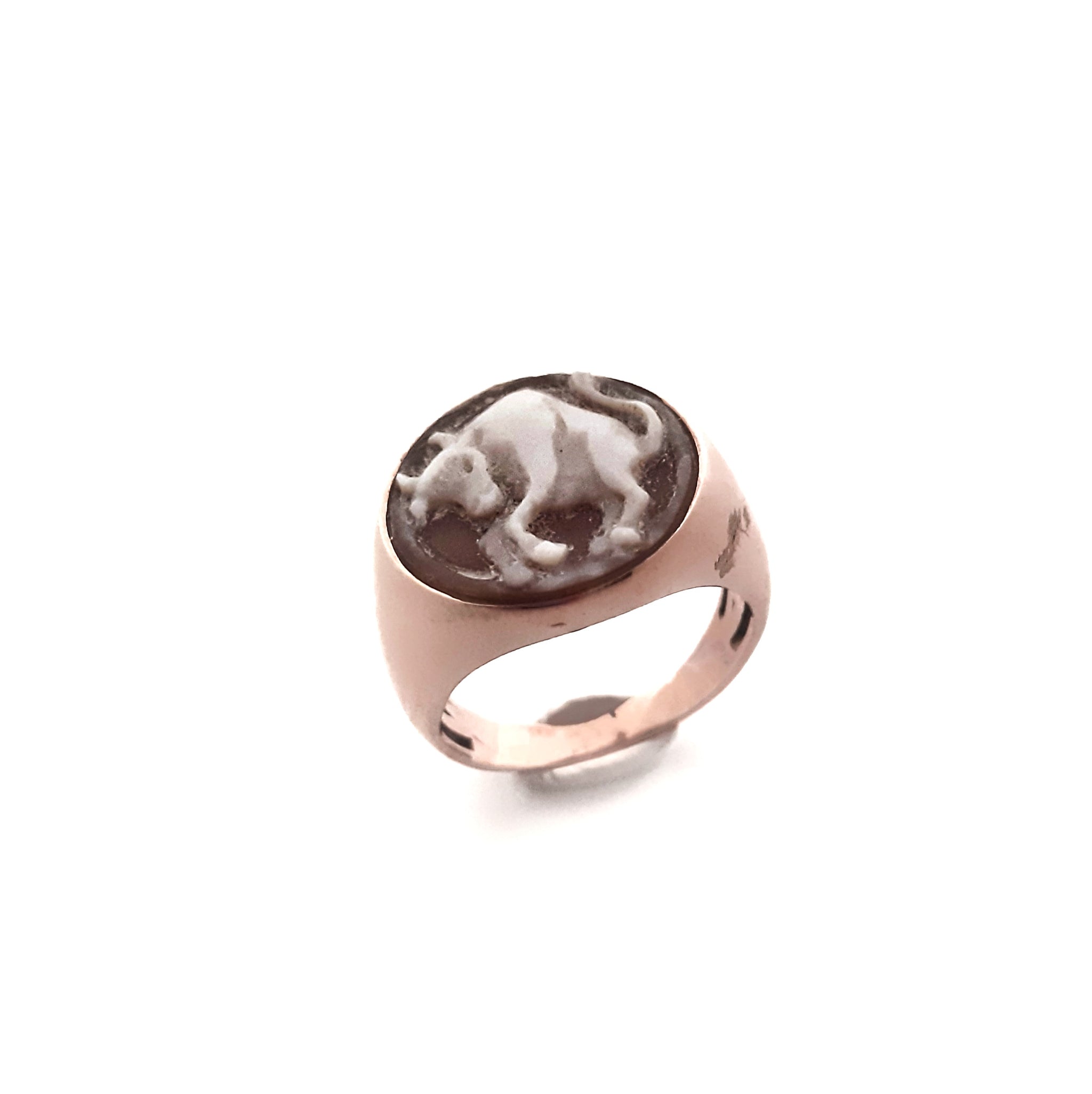 Anello Uomo OAKKY In Acciaio Inossidabile - Design Vintage Con Testa Di Toro - Gioiello Punk Regolabile, Antiruggine E Ipoallergenico - 4