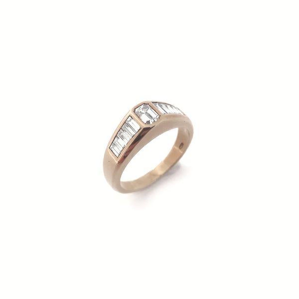 anello oro e diamanti - gioielleria Mariatti Torino