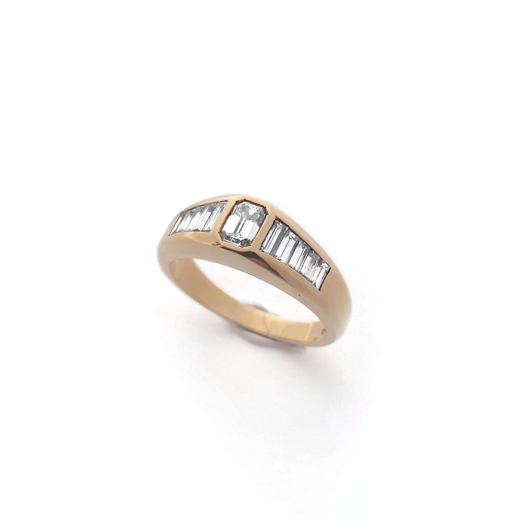 anello oro e diamanti - gioielleria Mariatti Torino