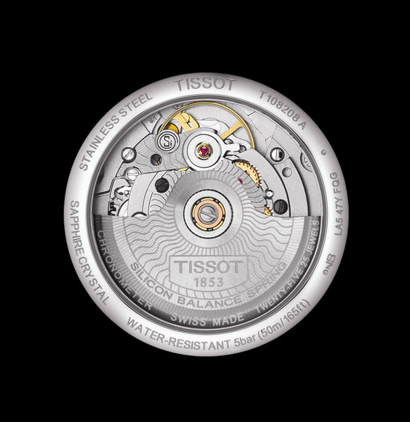 Tissot - Orologio Ballade Powermatic 80 certificato COSC con quadrante silver e bracciale in acciaio - Gioielleria Mariatti Torino