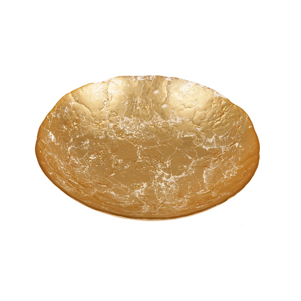 Dogale - Greggio - Piatto/ciotola della collezione Sole Luna in argento, vetro di murano e foglia d'oro - Gioielleria Mariatti Torino
