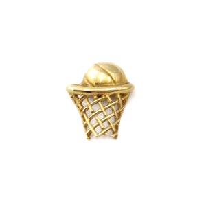 Distintivo Basket oro - Gioielleria Mariatti Torino