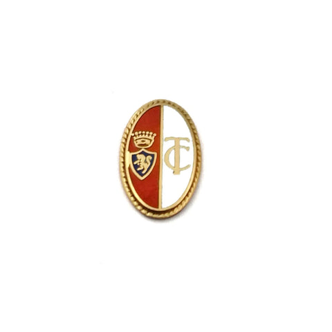 Distintivo Torino Calcio oro e smalti - Gioielleria Mariatti Torino