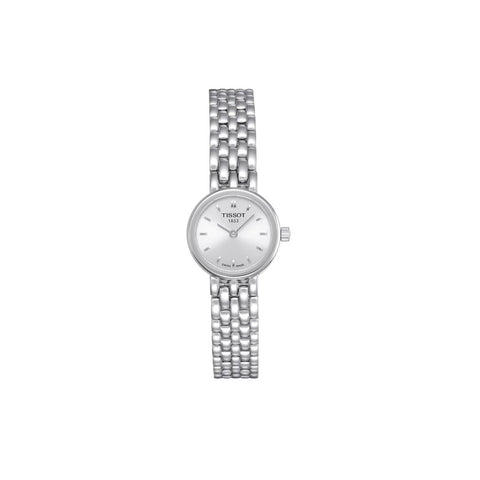 Tissot - Orologio T-Lovely quarzo con quadrante bianco e bracciale acciaio - Gioielleria Mariatti Torino