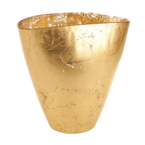 Dogale - Greggio - Vaso della collezione Sole Luna in argento doorato e vetro di Murano - Gioielleria Mariatti Torino